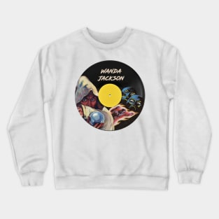 Wanda Jackson Vinyl Pulp Crewneck Sweatshirt